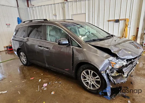 2012 Honda Odyssey Exl из США, поврежденный, VIN 5FNRL5H61CB131707